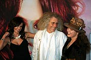 Nathalia Avelon, Rainer Langhans, Uschi Obermaier (Foto: Martin Schmitz)